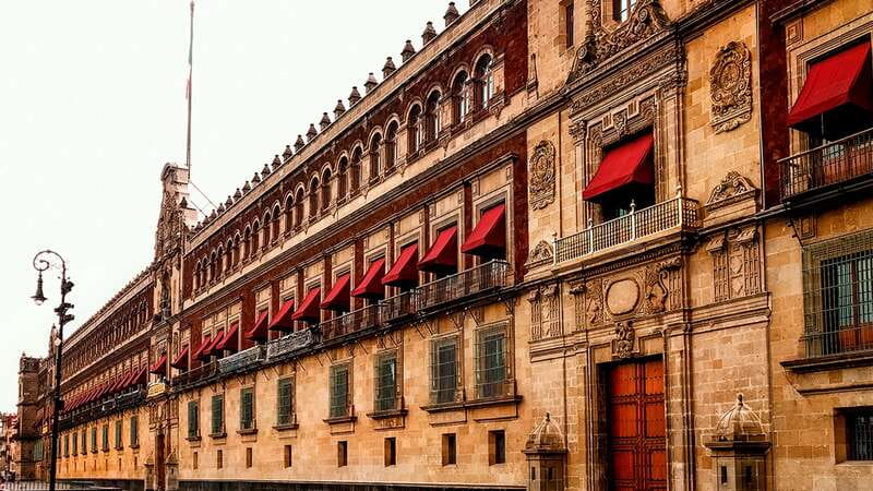 Mexico City: Historic Downtown Walking Tour - The Post Office Building and a department store ceiling