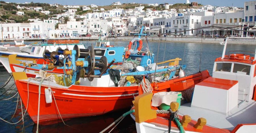 Mykonos: Half-Day City Walking Tour and Island Bus Tour - Walking through Mykonos Town’s maze