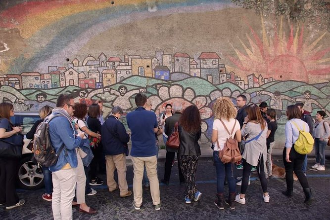 Naples Spanish Quarters Walking Tour Street Art, Folklore & Sweet - Street art with a story behind it