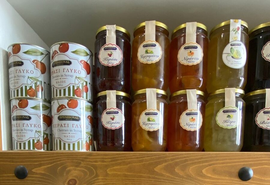 Naxos: Food Walking Tour & Cooking Class with Meal & Drinks - Cooking with Ms. Mimosa at the taverna