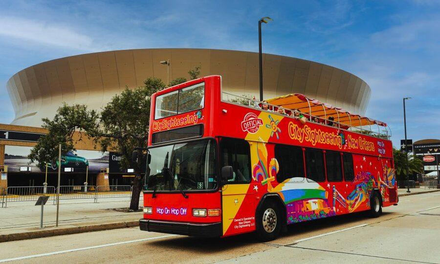 New Orleans: 2 or 3 Day Hop-On Hop-Off Bus with Walking Tour - The Arts District, Mardi Gras World, and the riverfront