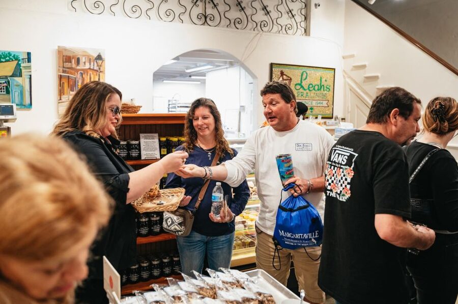 New Orleans: French Quarter Food History Walking Tour - Ending with bananas foster bread pudding