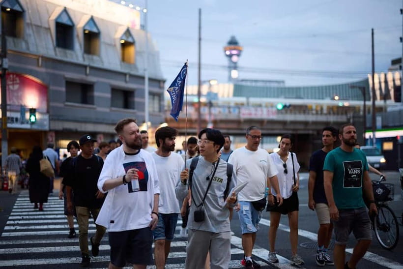 Osaka: Dark Side of Osaka Night Walking Tour - Shinsekai, Osaka’s planned New World