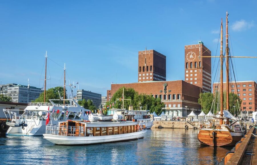 Oslo: Guided Walking Tour of Central Oslo with Local Guide - Akershus Fortress brings the older Oslo into view