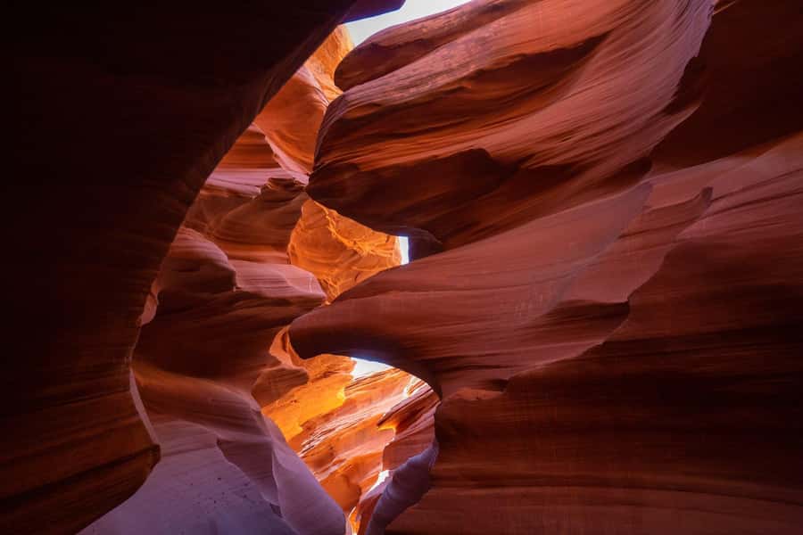 Page: Lower Antelope Canyon Walking Tour with Navajo Guide - The first descent: five flights into the canyon