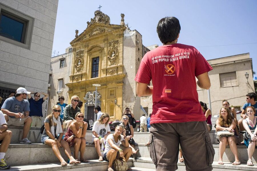 Palermo: NO Mafia Walking Tour - Il Capo market and the everyday city