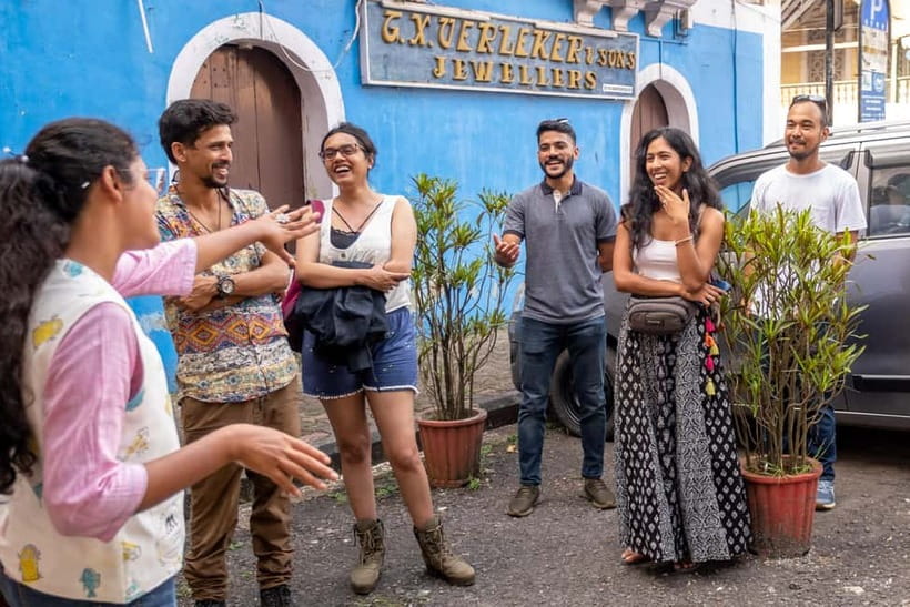Panaji: Heritage Walk through Goa's Latin Quarter - Tobacco Square and the arrival of the Portuguese