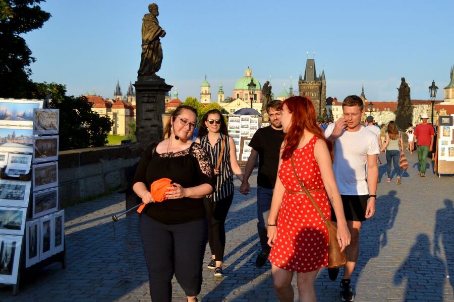Panoramic Views of Prague Evening Walking Tour - Key points at a glance