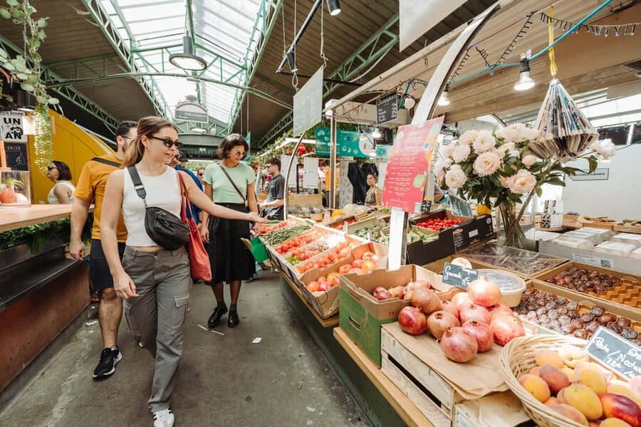 Paris: Food and Wine Tasting Walking Tour in Le Marais - Moroccan crepes at Paris oldest covered market