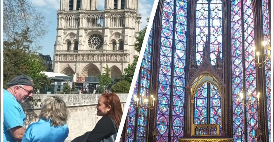 Paris: Notre Dame Exterior Walking Tour with Sainte Chapelle - Notre Dame from the river island