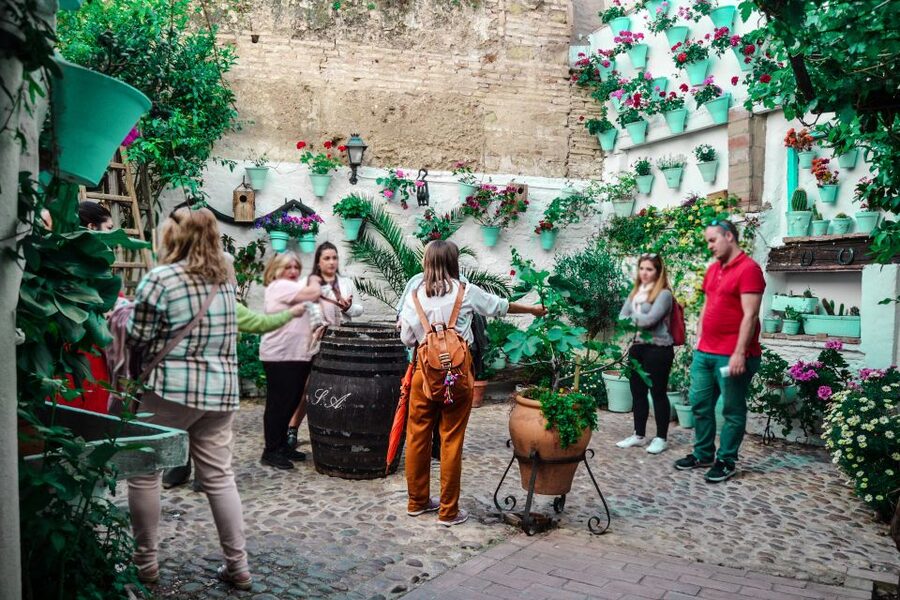 Patios of Cordoba Walking Tour - Entering San Basilio’s traditional courtyards