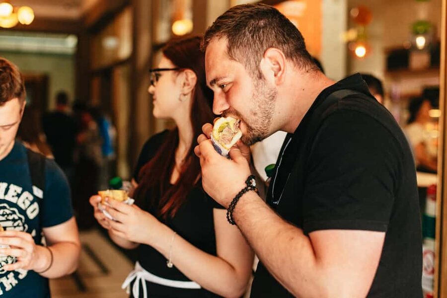 Prague: Guided Street Food Walking Tour - Stop one: open sandwiches and Czech everyday eating