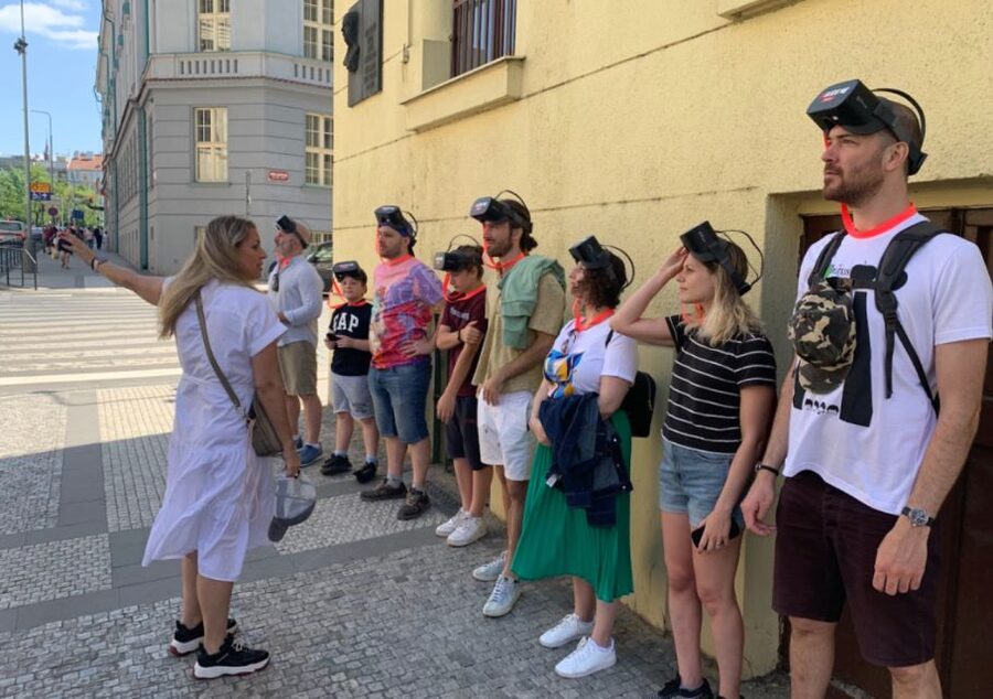 Prague: Immersive History Walking Tour and VR - New Town Hall and the causes of medieval wars