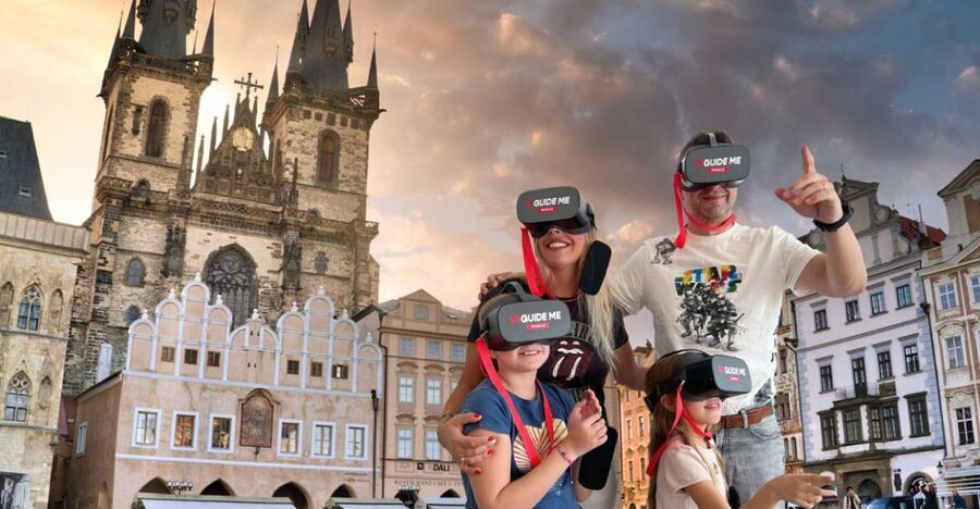 Prague: Immersive History Walking Tour and VR - Old Town Square: Prague’s first historical window