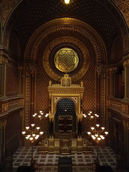 Prague: Jewish Town Walking Tour - The Spanish Synagogue’s striking interior