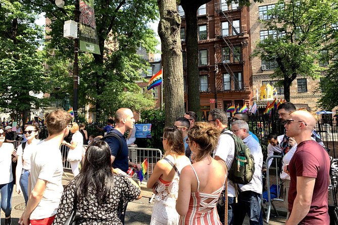Pride Tours NYC's LGBTQ Historical Walking Tour - Christopher Park sets the scene