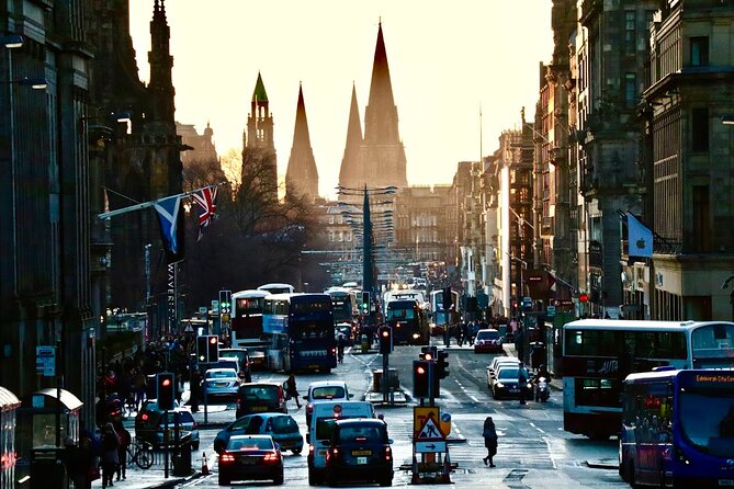 Private Food Tour of Edinburgh with Haggis, Scotch & More - The Scott Monument and Edinburgh’s literary side