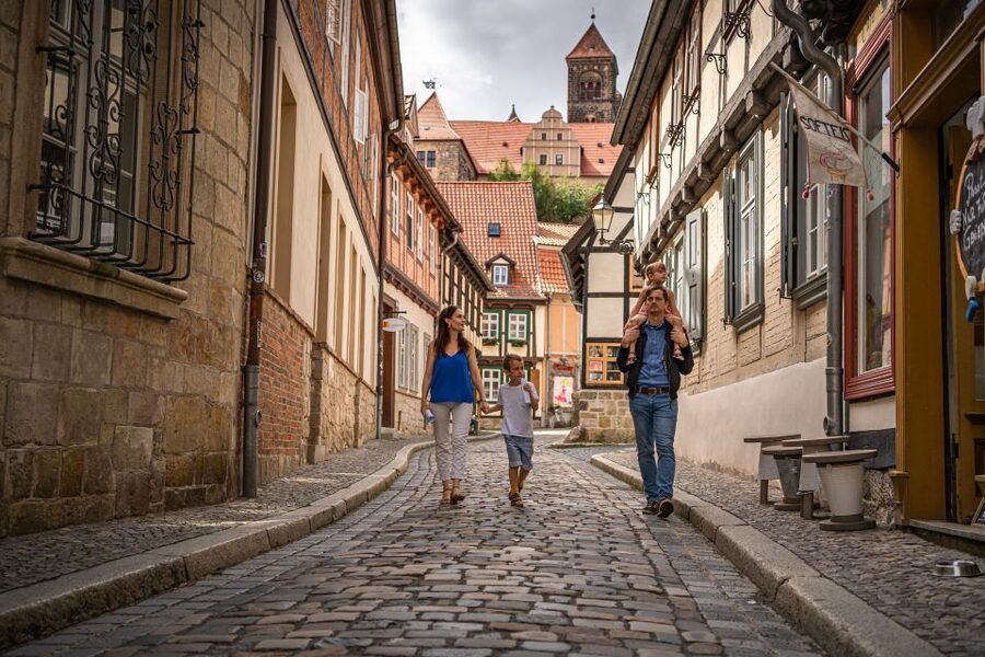 Quedlinburg: Guided City Highlights Walking Tour - The climb to castle hill