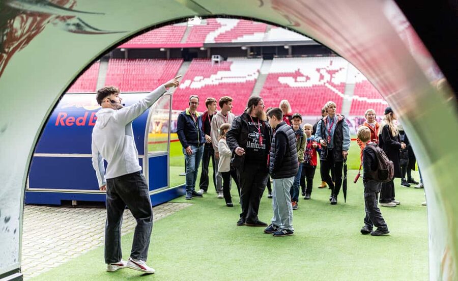 Red Bull Arena Leipzig: Stadium Access & Guided Walking Tour - The warm-up tour puts you near live action