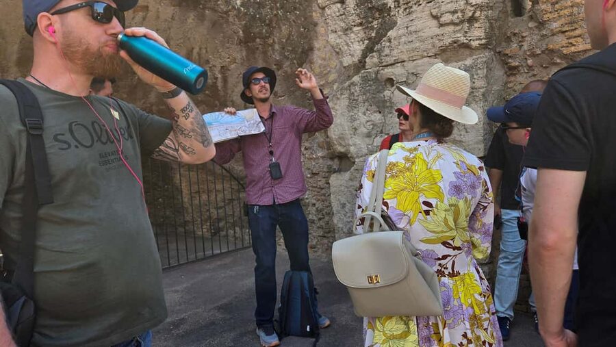 Rome: Colosseum and Ancient Rome Guided Walking Tour - Entering the Colosseum for the one-hour guided visit