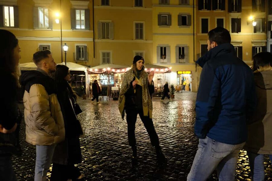 Rome Night Mysteries Guided Walking Tour - Via di Monserrato and Santa Maria in Monserrato degli Spagnoli