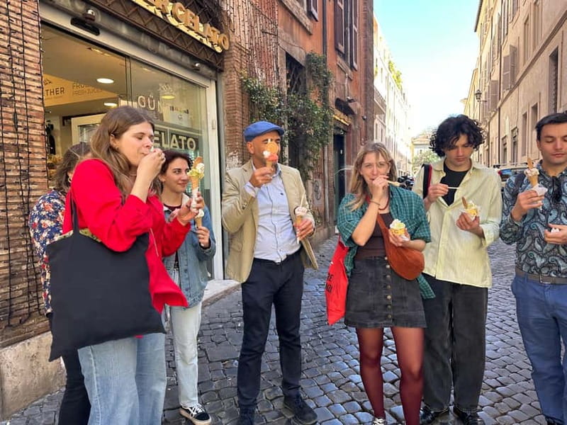 Rome: Trastevere Street Food Walking Tour with Local Expert - Santa Cecilia and old-school Roman businesses