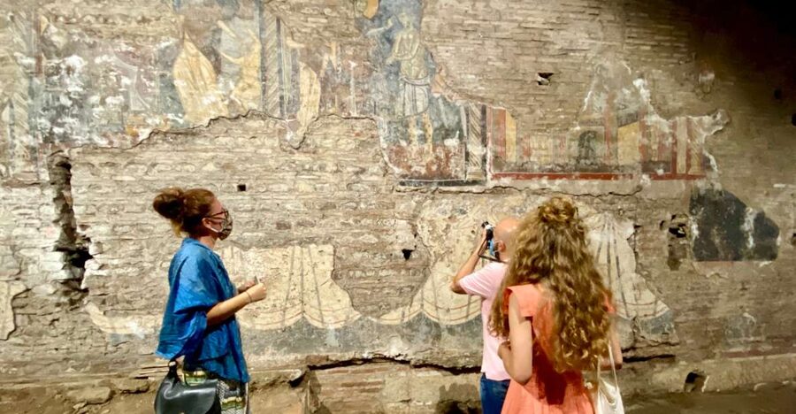 Rome: Underground Trastevere Guided Walking Tour - Santa Cecilia and a third-century floor