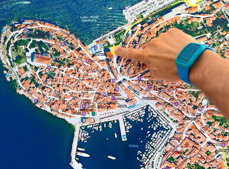 Rovinj: Guided Walking Tour - The waterfront, blue water, and an Aperol pause