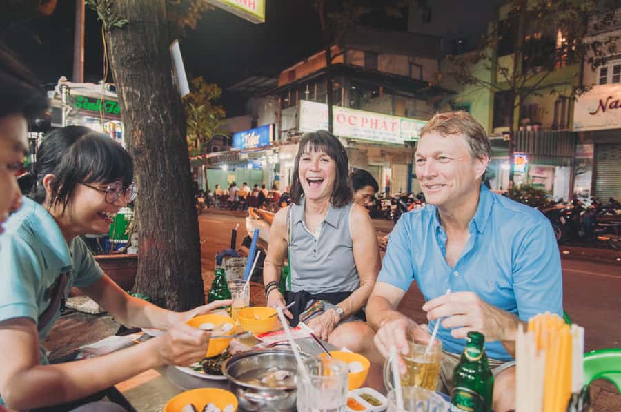 Saigon: Private Backstreets Walking Food Tour - Starting with bún bò Huế in District 1