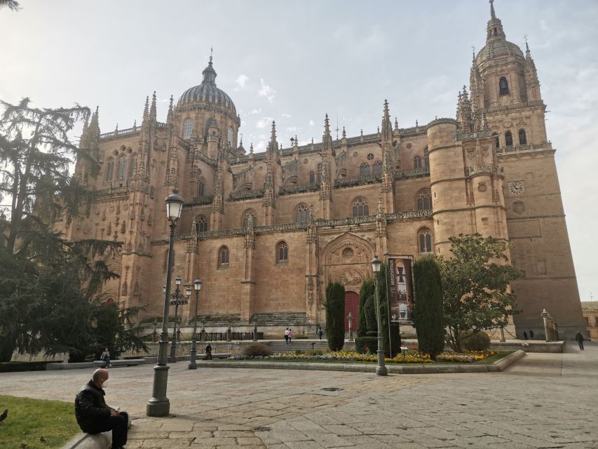 Salamanca: Monuments and Landmarks Guided Walking Tour - Casa de las Conchas: look closely at the facade