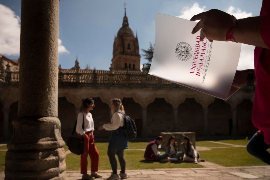 Salamanca Sightseeing Walking Tour with Local Guide. Spanish - Starting under Salamanca’s golden Plaza Mayor