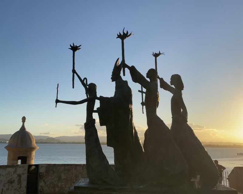 San Juan: Old Town Sunset Walking Tour - The sunset finish at Plaza de San José