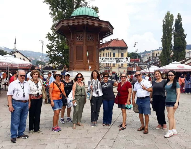 Sarajevo: Grand Walking Tour Through Time and Cultures - The riverfront, Emperor’s Mosque, and Sarajevo Brewery