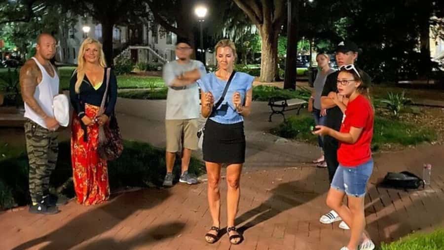 Savannah: Ghosts, Asylums, Voodoo, and Horror Walking Tour - Starting beneath the oaks at Monterey Square