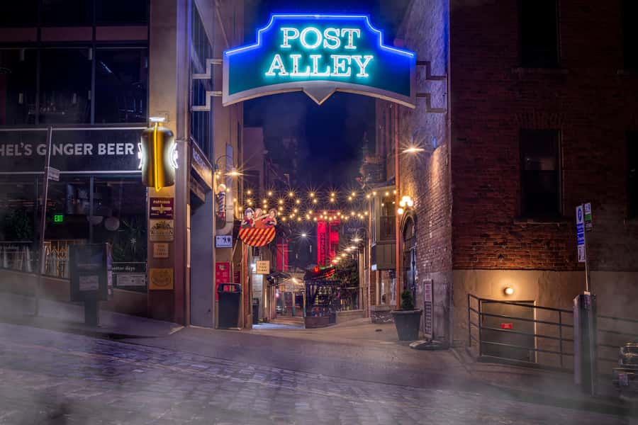 Seattle: Terrors and Ghosts Guided Walking Tour - Union Street and Post Alley: Seattle after dark