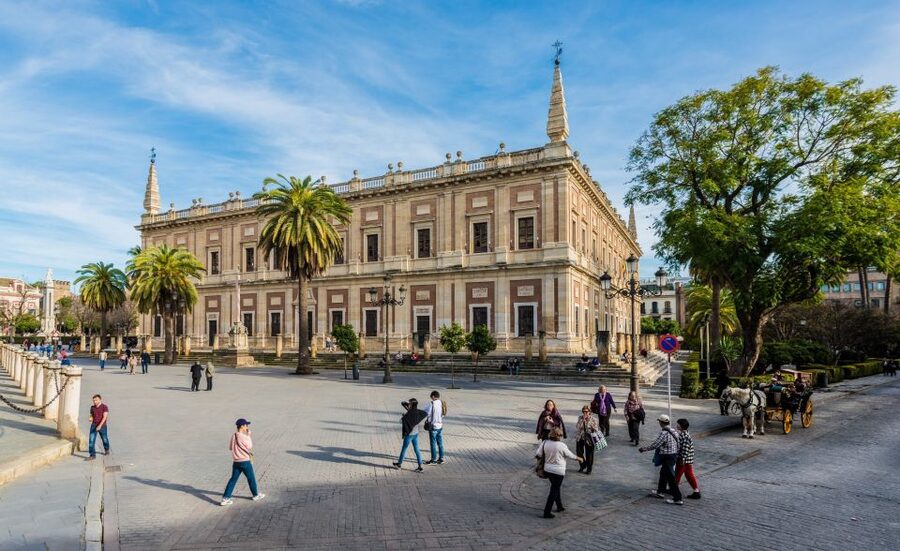 Seville: Small-Group City Highlights Walking Tour - Torre del Oro beside the river