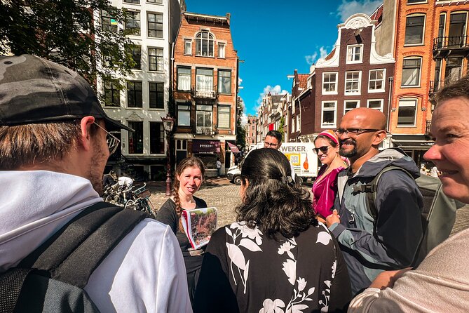 Small Group Walking Tour - Hello Amsterdam - Singel and the famous Dancing Houses