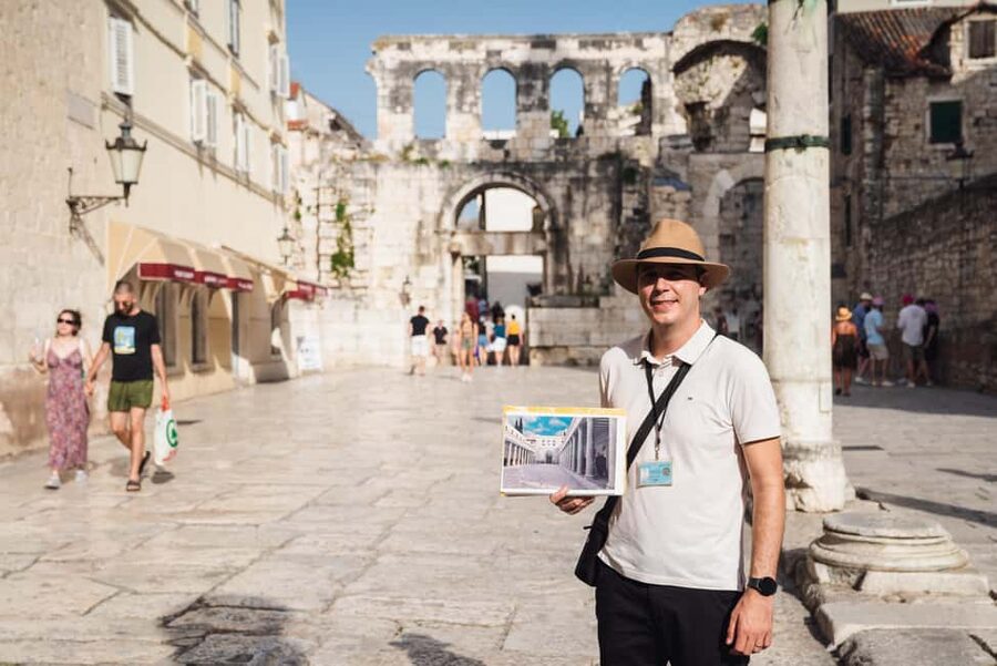 Split: Walking tour of Split with a 'Magister' of History - The Bronze Gate and Diocletian’s Cellars