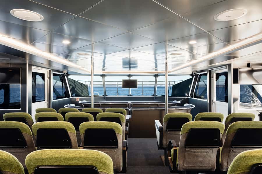 Strahan: Gordon River Cruise with Lunch & Sarah Island Walk - Lunch on the water, with a few practical limits