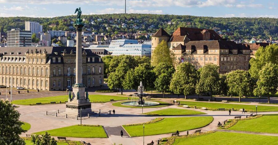 Stuttgart: City Highlights - Guided Walking Tour - The New Palace and Stuttgart’s royal center