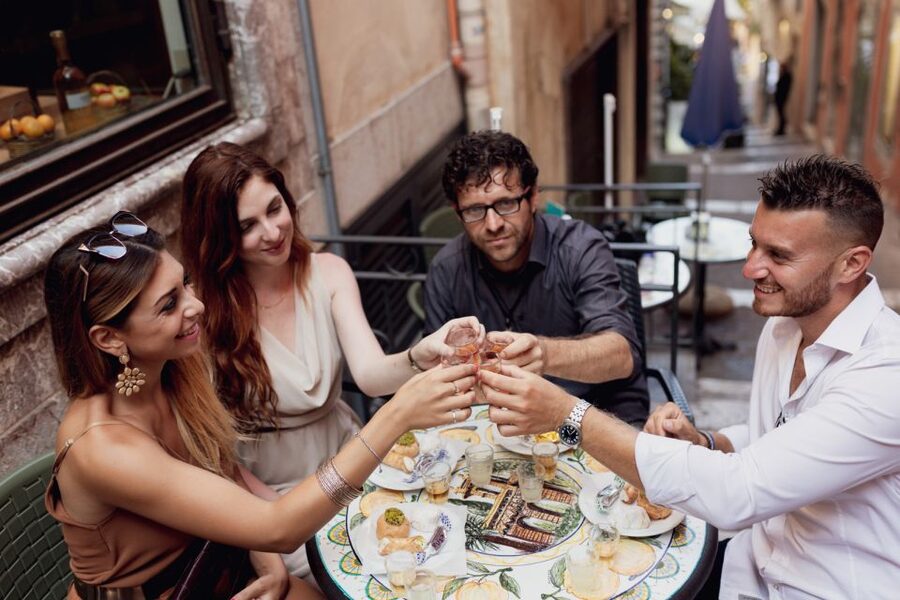 Taormina: Shared or Private Food & Wine Walking Tour - Stop One: Seafood, Prosecco, and Sicilian White Wine