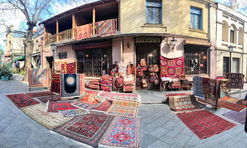 Tbilisi: Old Town Walking Tour - Must-See Attractions - Meidan Bazaar and the Bath District waterfall