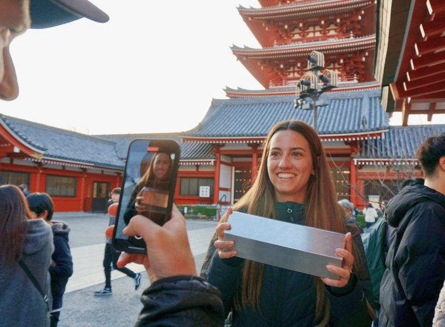 Tokyo: Asakusa Temple & Shrine Walking Tour with Local Guide - Nakamise Street: Snacks, Souvenirs, and Useful Advice