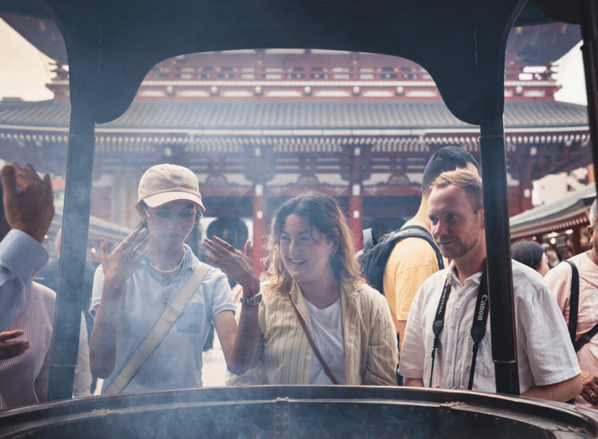 Tokyo: Asakusa Temple & Shrine Walking Tour with Local Guide - Azuma Bridge and the Famous Golden View