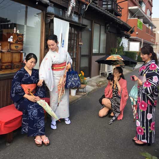 Tokyo: Kimono Dressing, Walking, and Photography Session - Optional hair, makeup, and tea ceremony