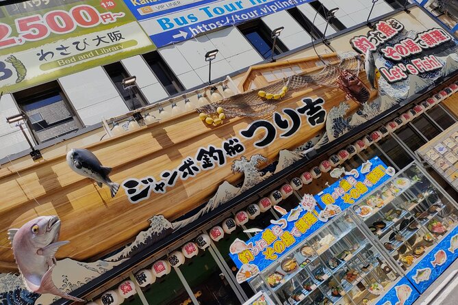 Ultimate Osaka Walking Tour: Castle, Dotonbori & Hidden Gems - Kuromon Market is the food stop to watch