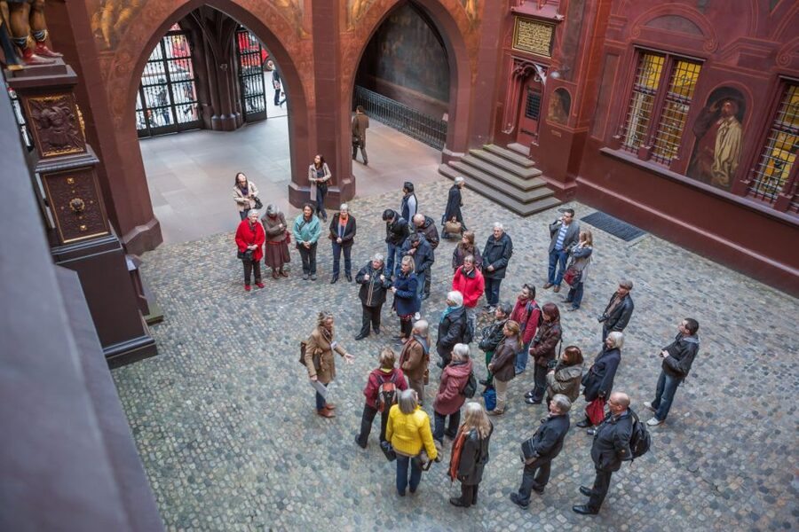 Walking Tour through Basel Old Town - The town hall and public life in Basel