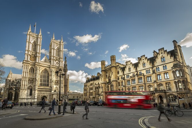 WW2 London Walking Tour & Churchill War Rooms Entrance Ticket - Westminster Abbey, Parliament, and Big Ben from the pavement